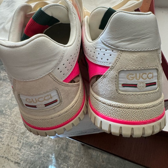 Gucci Re-Web Sneakers with hot pink size 38 - Picture 8 of 16